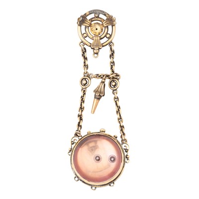 Lot 28 - Antique Chatelaine Ball Watch