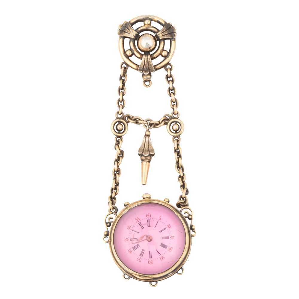 Lot 28 - Antique Chatelaine Ball Watch