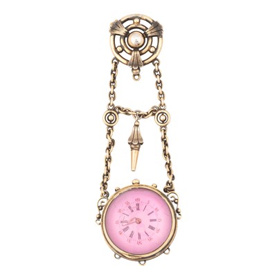 Lot 28 - Antique Chatelaine Ball Watch