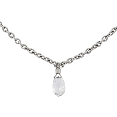 Lot 28 - A diamond pendant necklace in a Dior box