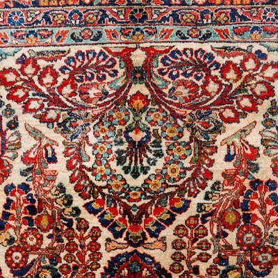 Lot 78 - A fine antique Sarouk carpet, west Persia