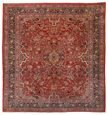 Lot 47 - A fine antique Sarouk carpet, west Persia