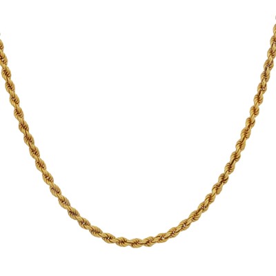 Lot 238 - A ropetwist chain necklace