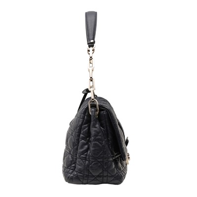 Lot 89 - Christian Dior Navy Miss Dior Flap Bag
