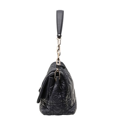 Lot 89 - Christian Dior Navy Miss Dior Flap Bag