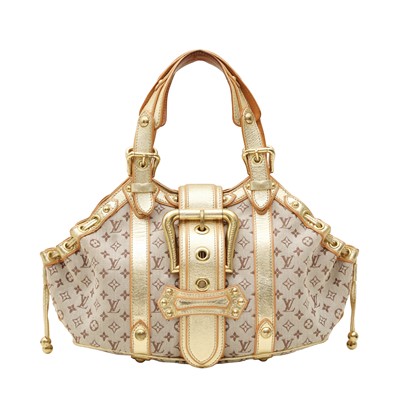 Lot 170 - Louis Vuitton Beige Mini Lin Theda PM