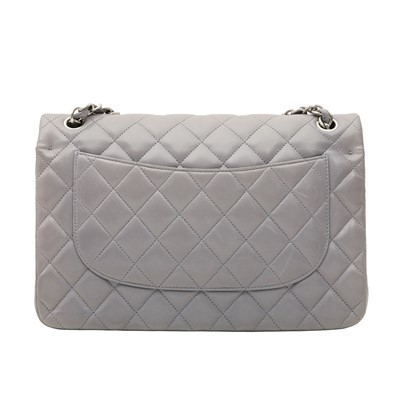 Lot 51 - Chanel Grey Jumbo Classic Double Flap Bag