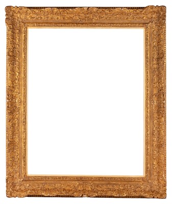 Lot 227 - A French late 20th Century gilded composition Louis XIV style frame