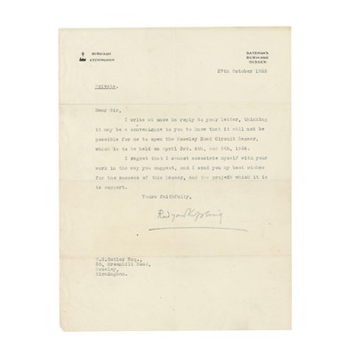 Lot 249 - Kipling (Rudyard)