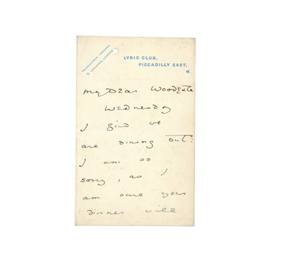 Lot 267 - Wilde (Oscar)