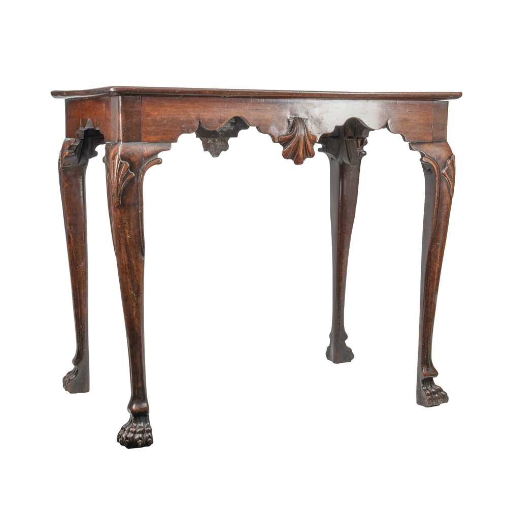 202 - An Anglo-Irish George II mahogany silver table