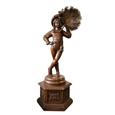 Lot 118 - A carved Venetian style figure of a boy