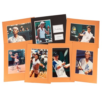 Lot 542 - Autograph Collection.- Tennis Interest