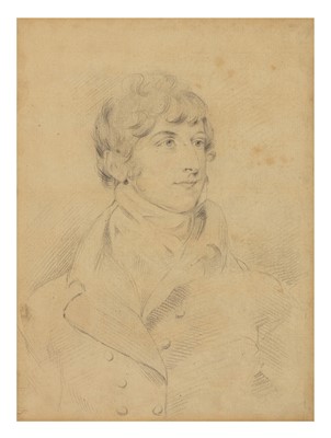 Lot 103 - Amendment: please note this work is Circle of Sir Thomas Lawrence (British, 1769-1830)