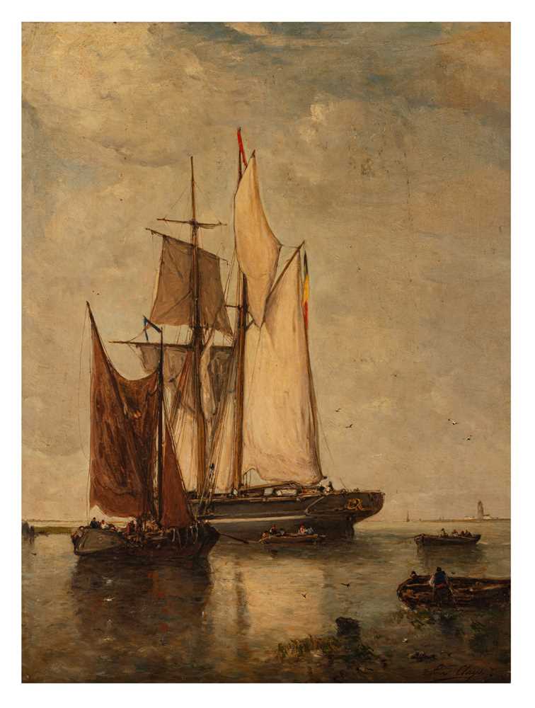 Lot 88 - Paul Jean Clays (Belgian, 1819-1900)