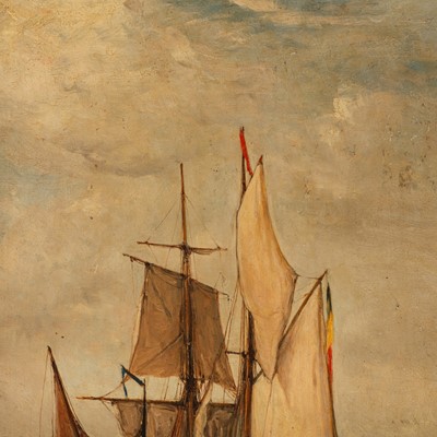 Lot 88 - Paul Jean Clays (Belgian, 1819-1900)