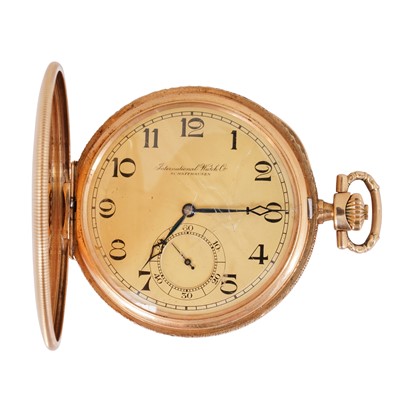 Lot 21 - International Watch Company - Full Hunter Pocket Watch
