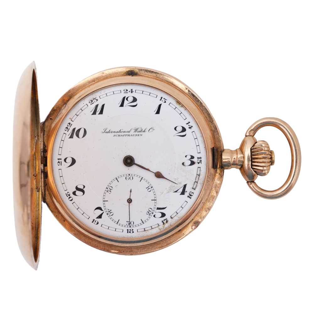Lot 19 - International Watch Company - Full Hunter Pocket Watch