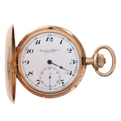 Lot 19 - International Watch Company - Full Hunter Pocket Watch