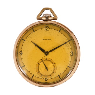 Lot 13 - Tavannes Watch Co - Open-Faced Pocket Watch