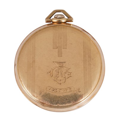 Lot 13 - Tavannes Watch Co - Open-Faced Pocket Watch