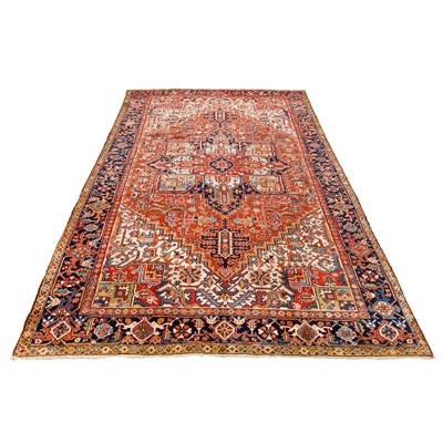 Lot 36 - An antique Heriz carpet, north-west Persia