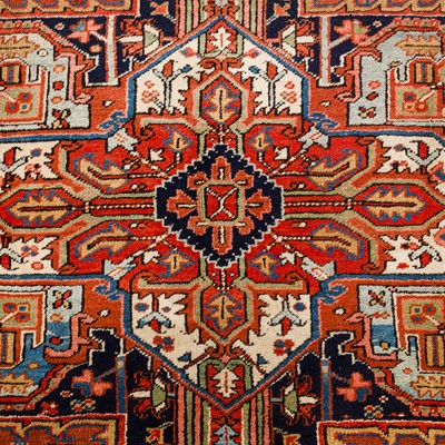 Lot 36 - An antique Heriz carpet, north-west Persia
