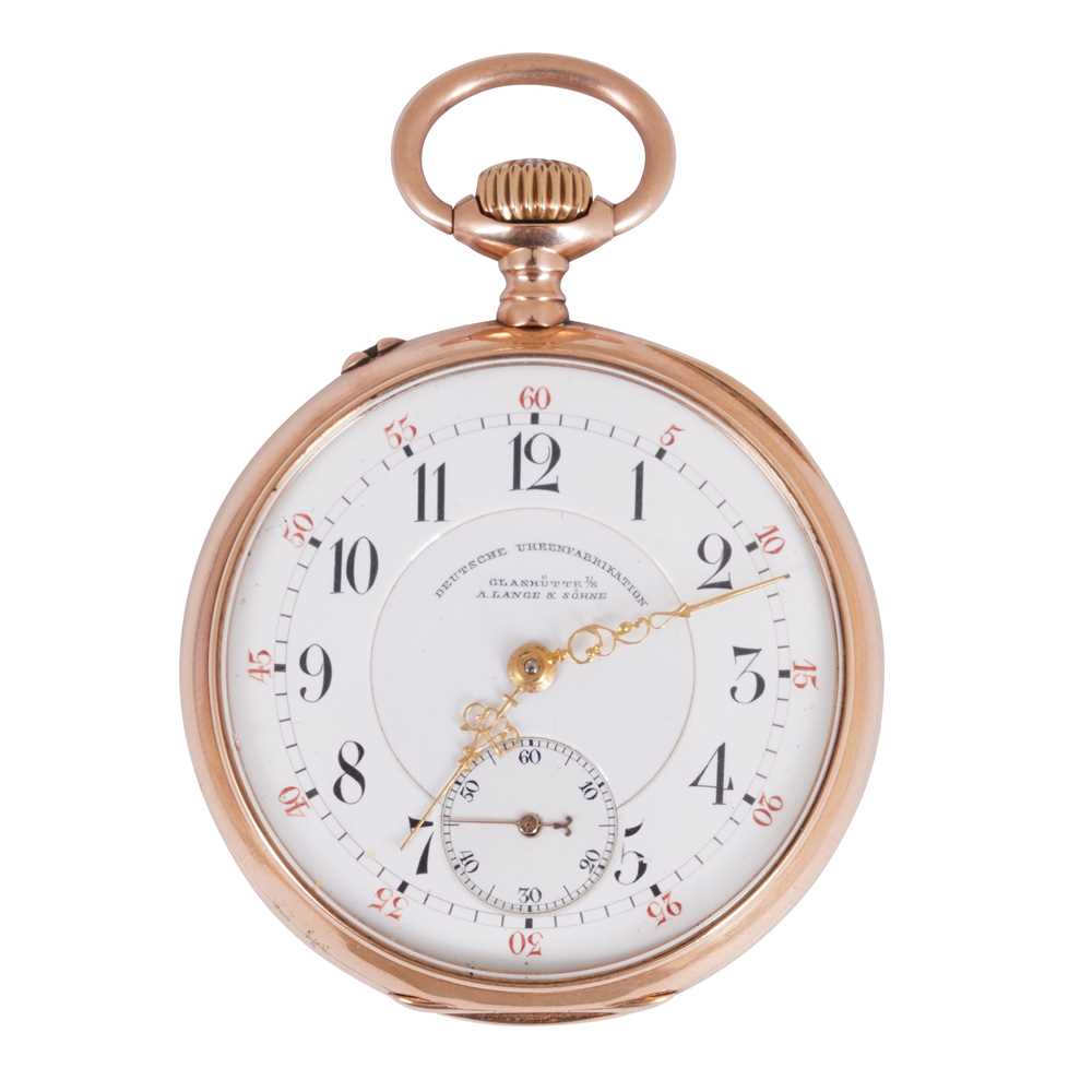 Lot 2 - A. Lange & Söhne, Deutsche Uhrenfabrikation, Glashütte - Open-Faced Pocket Watch