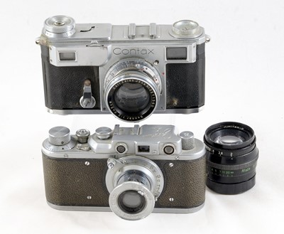 Lot 452 - A Zorki I Leica Copy Rangefinder Camera.