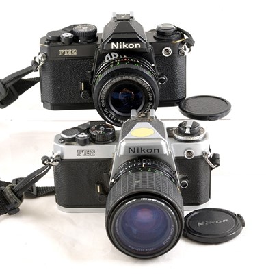 Lot 426 - Nikon FM2 & FE2 Film Cameras.