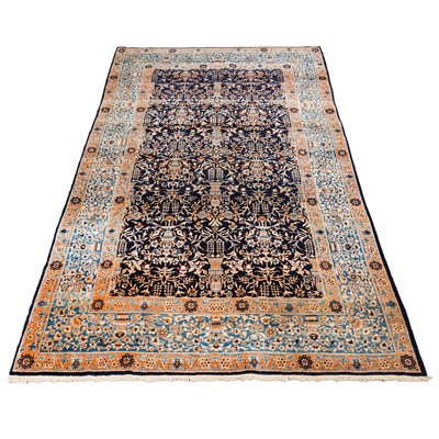 Lot 23 - A fine Kirman Laver small carpet, South Persia