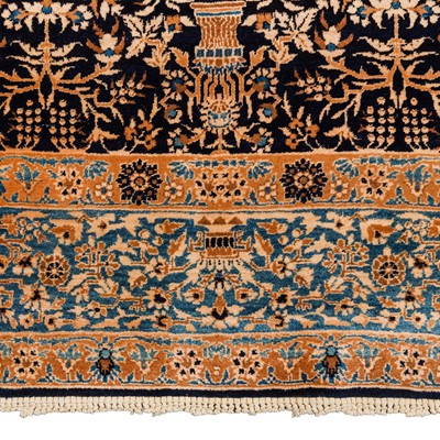 Lot 23 - A fine Kirman Laver small carpet, South Persia
