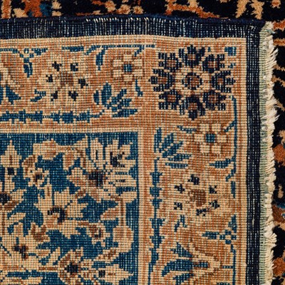 Lot 23 - A fine Kirman Laver small carpet, South Persia