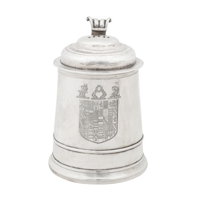 Lot 423 - Durham heraldic interest - Newcastle possibly 1738, no maker’s mark