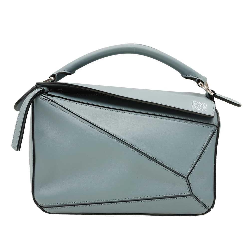 Lot 70 - Loewe Stone Blue Small Puzzle Bag
