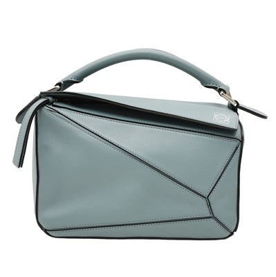 Lot 70 - Loewe Stone Blue Small Puzzle Bag