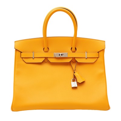 Lot 14 - Hermès Jaune Ambre Epsom Birkin 35
