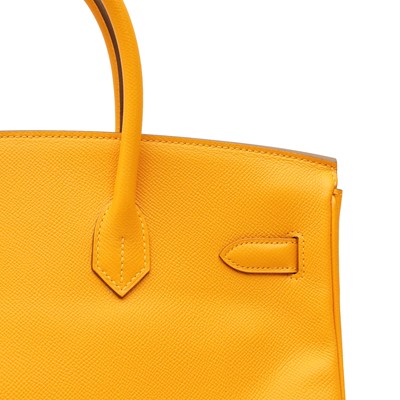 Lot 14 - Hermès Jaune Ambre Epsom Birkin 35