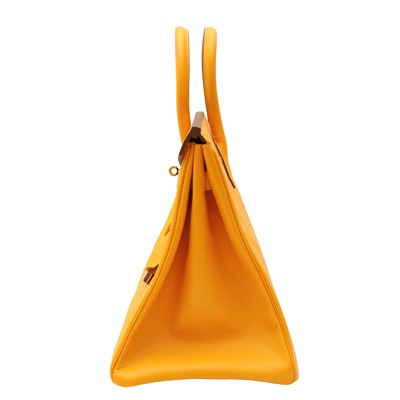 Lot 14 - Hermès Jaune Ambre Epsom Birkin 35