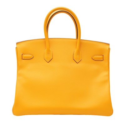 Lot 14 - Hermès Jaune Ambre Epsom Birkin 35