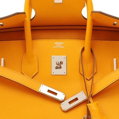 Lot 14 - Hermès Jaune Ambre Epsom Birkin 35