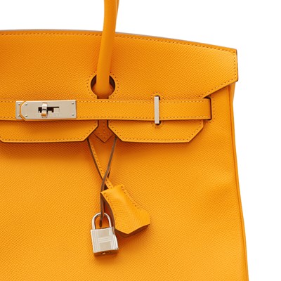 Lot 14 - Hermès Jaune Ambre Epsom Birkin 35