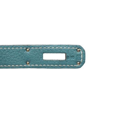 Lot 72 - Hermès Bleu Jean Togo Birkin 35