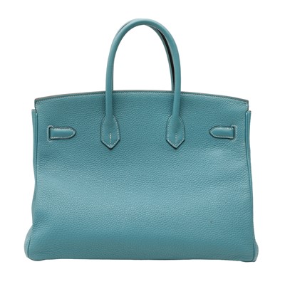 Lot 72 - Hermès Bleu Jean Togo Birkin 35