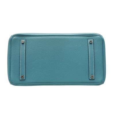 Lot 72 - Hermès Bleu Jean Togo Birkin 35