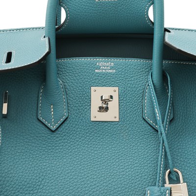 Lot 72 - Hermès Bleu Jean Togo Birkin 35