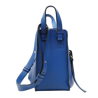 Lot 64 - Loewe Vibrant Blue Anagram Hammock Crossbody Bag