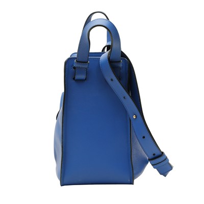 Lot 64 - Loewe Vibrant Blue Anagram Hammock Crossbody Bag