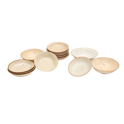 Lot 482 - A group of fifteen Chinese qingbai bowls, Song dynasty