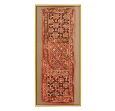 Lot 199 - Tibetan temple runner fragment